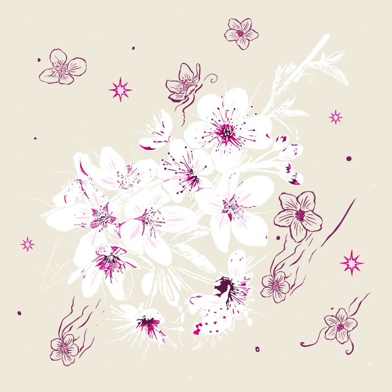 Printemps Sakura en fleurs de cerisier