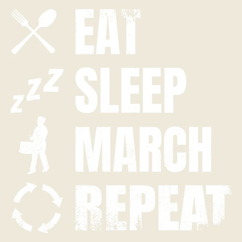 Trommelspieler Tägliche Routine