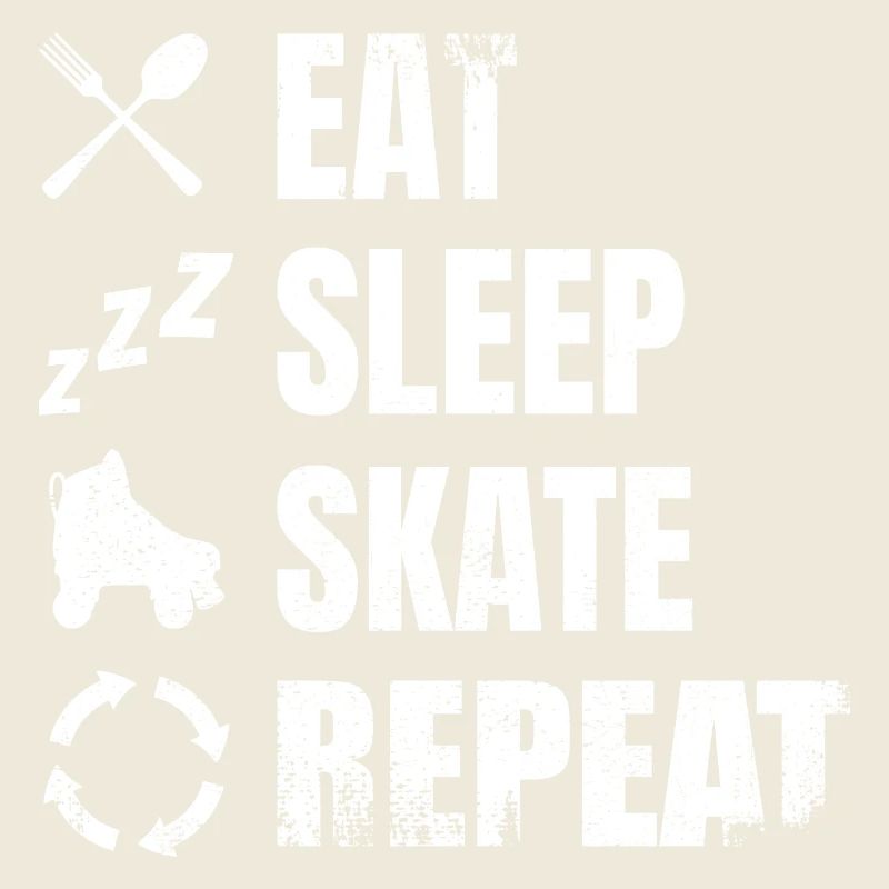 Food Sleeping Roller Skating
