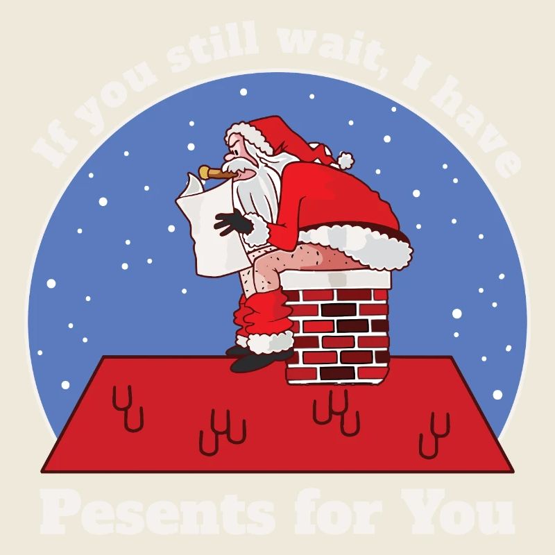 Lustige Weihnachtsmann