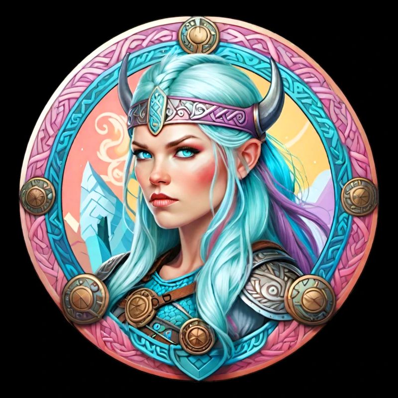 Fiers Vikings en Germania Shieldmaiden