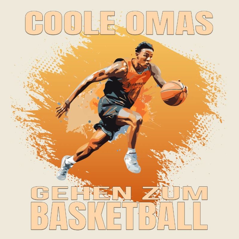 Coole Omas gehen zum Basketball