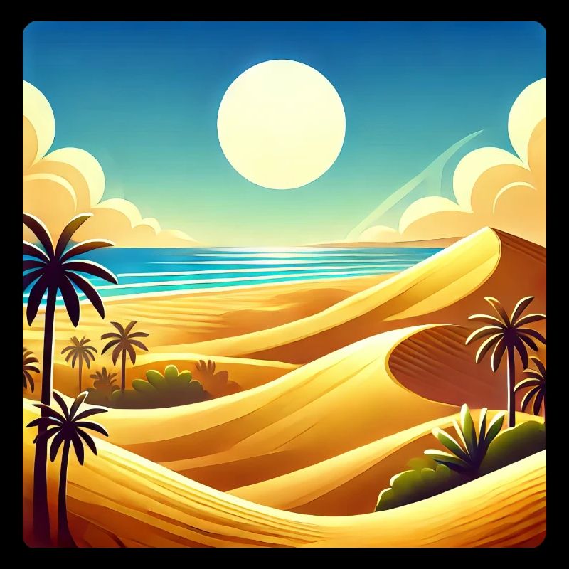 désert mer plage dunes de sable Gran Canaria