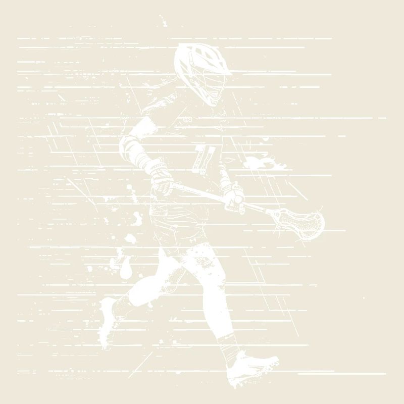 Lacrosse Player Drawing