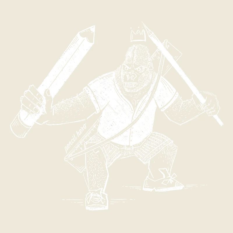 Creative King Gorilla – Der Chef mit dem Stift