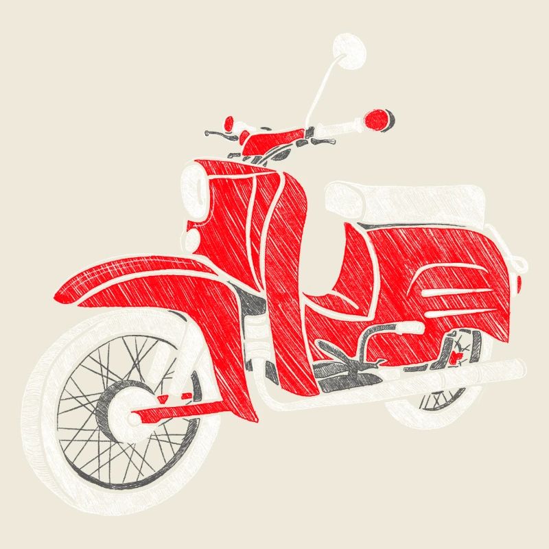 Schwalbe - Cyclomoteur de la RDA - Scooter de la RDA - Vintage