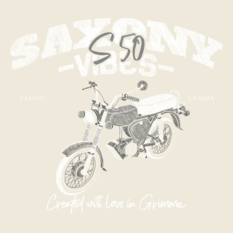 Saxony Vibes Grimma - S50 - Simson in white