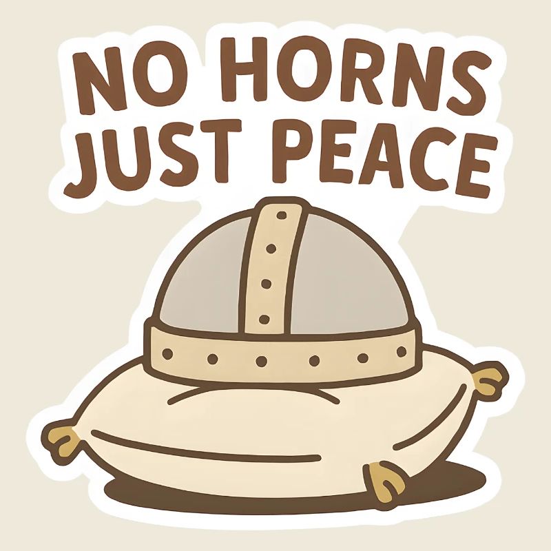 Message de sac paisible sans cornes