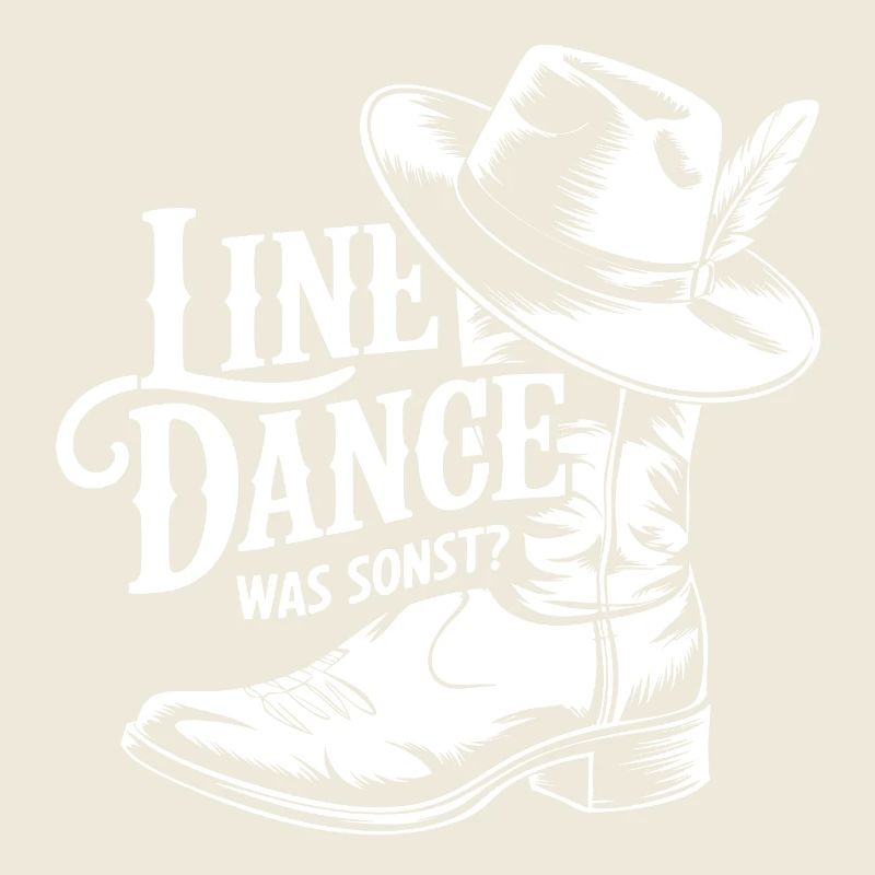 Line Dance What else? Cowboy Silhouette Design