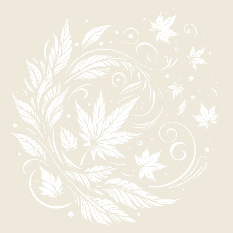 Feuilles d’automne dans le design du vent – Vibrations automnales