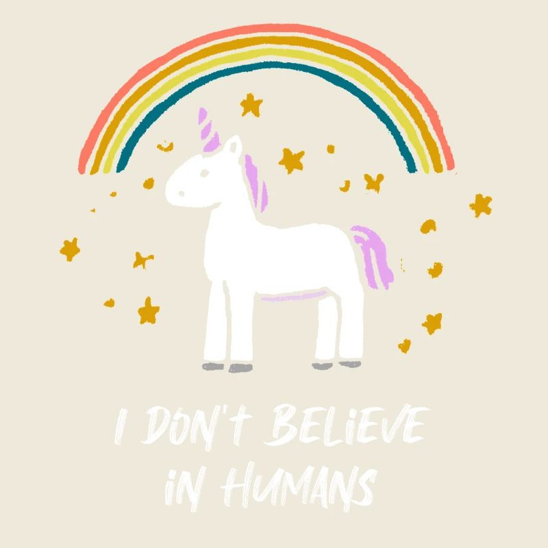 Ich glaube nicht an Menschen Einhorn