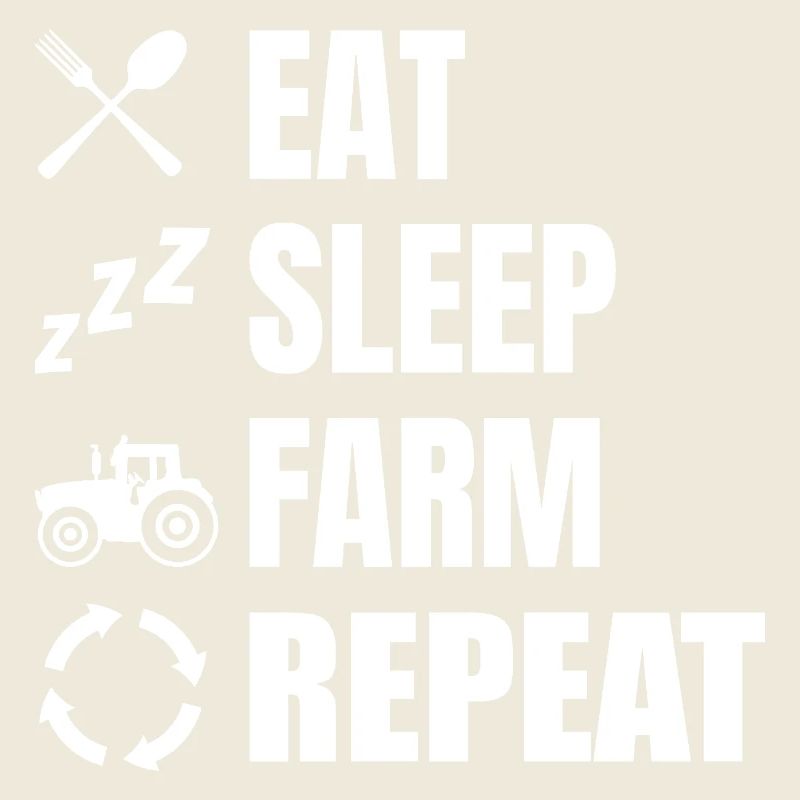 Manger, dormir, labourer, répéter