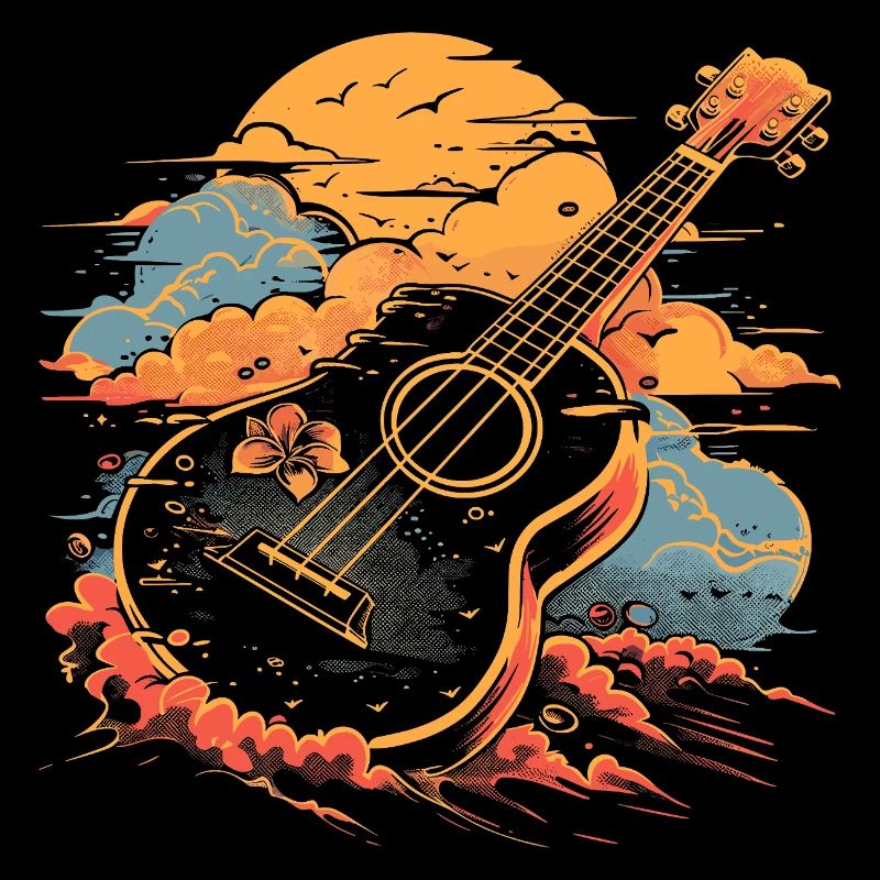 Ukulele Illustration