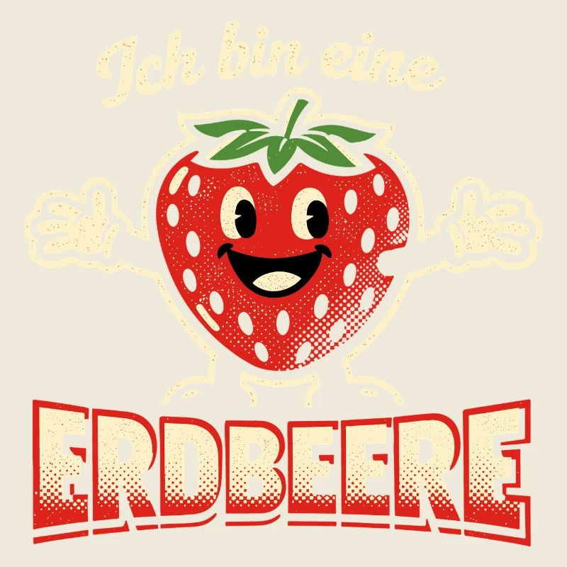 Erdbeere Kostüm Obst Karneval Geschenk