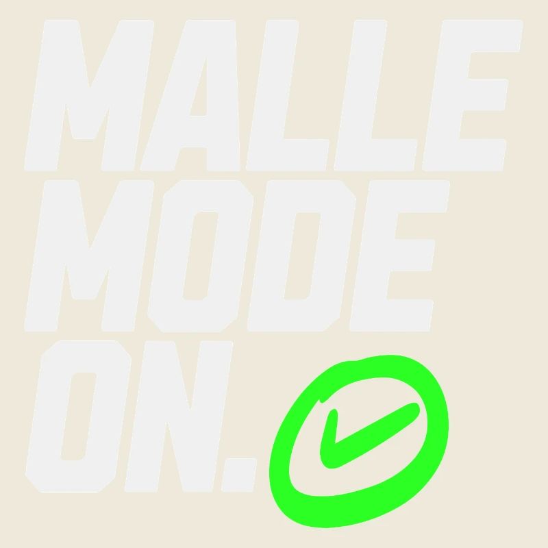Mallemodus On – Graphique avec coche verte