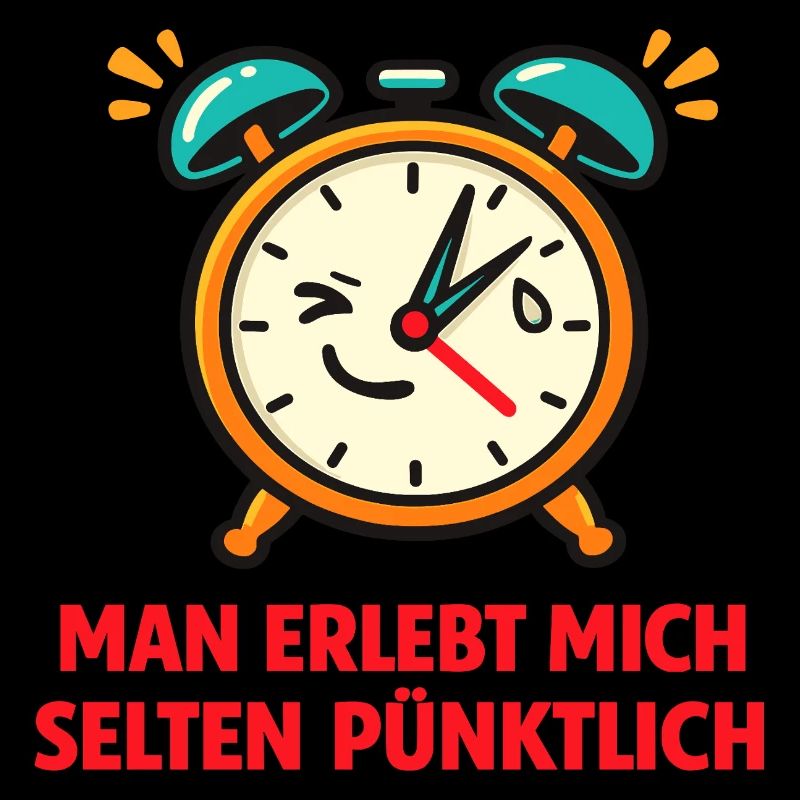 Pünktlichkeitsalarm Spruch