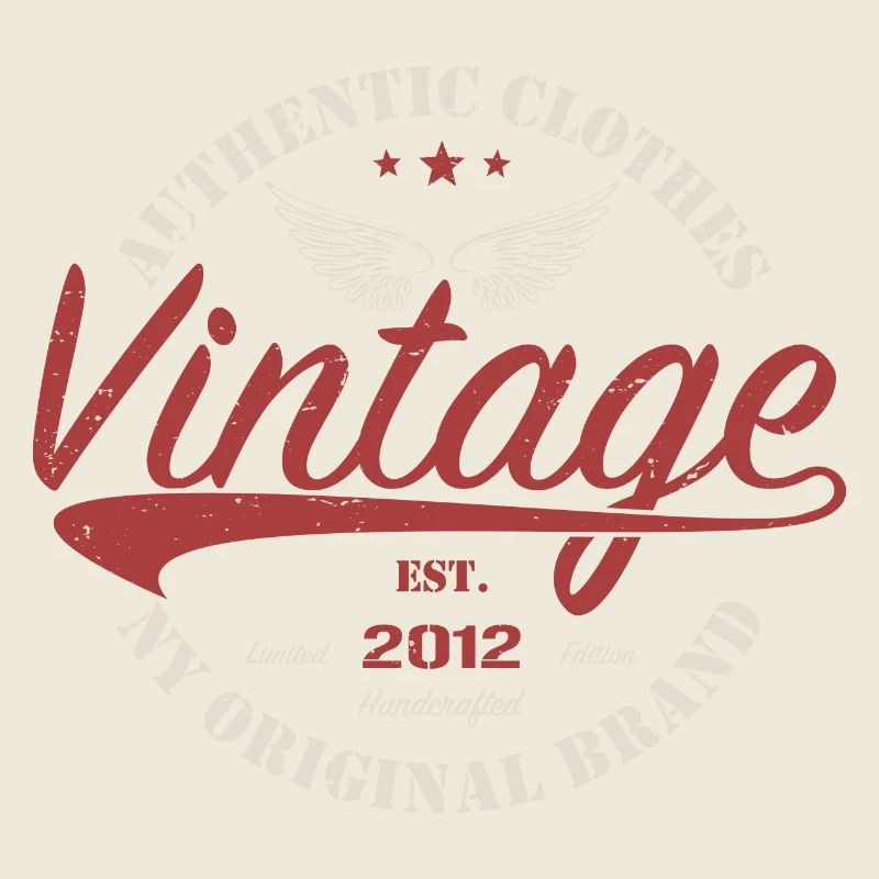 Jahrgang 2012 Retro 2012 Geburtstagsgeschenk