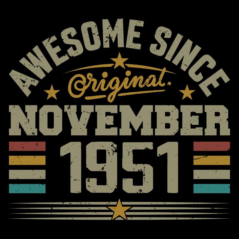 November 1951 Geburtstagsgeschenk | November 1951