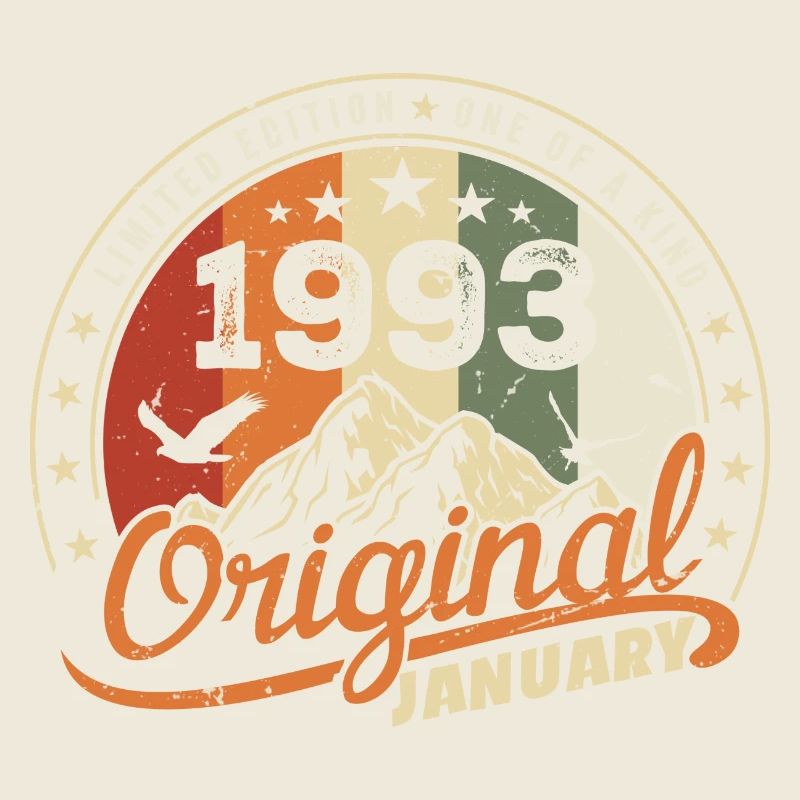 Original Born in January Birthday | January 1993