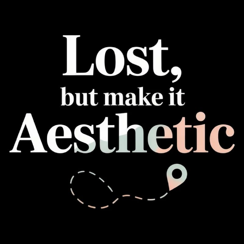 Perdu mais esthétique Épingle de carte SIG