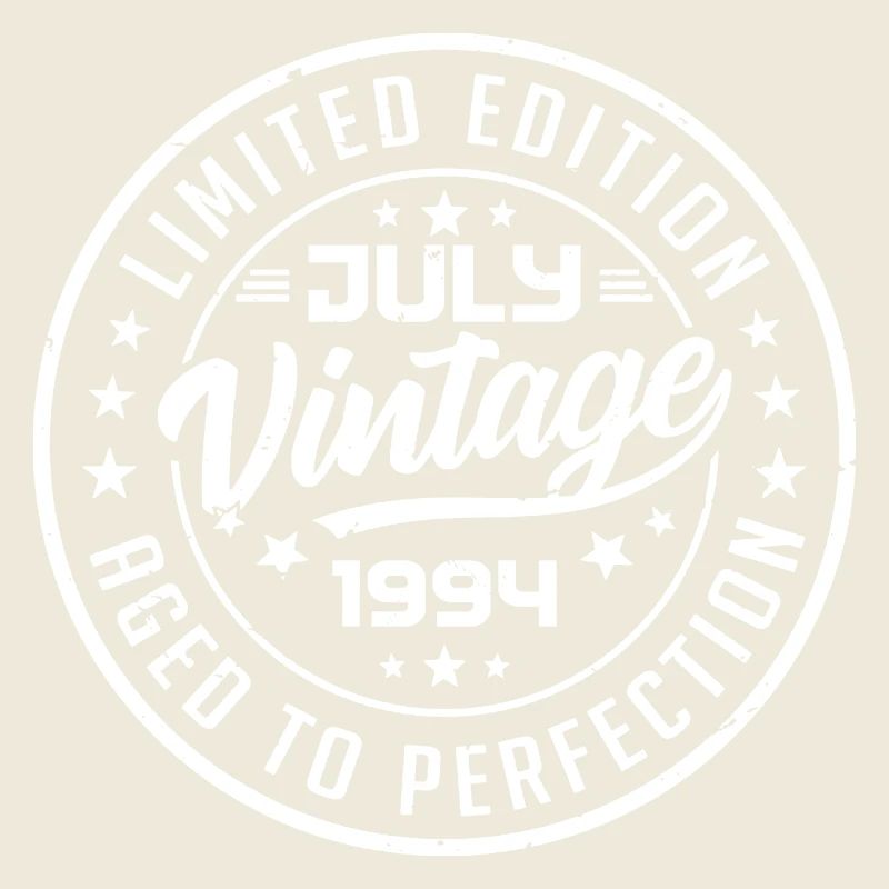 Hergestellt im Juli 1994 Vintage Jubiläum 1994