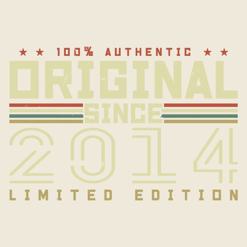 Original 2014 Retro 2014 Geburtstagsgeschenk