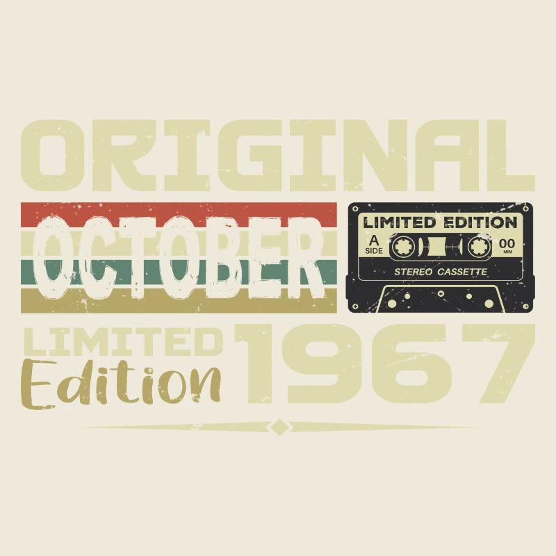 Geburtstag Oktober 1967 Original | Oktober 1967