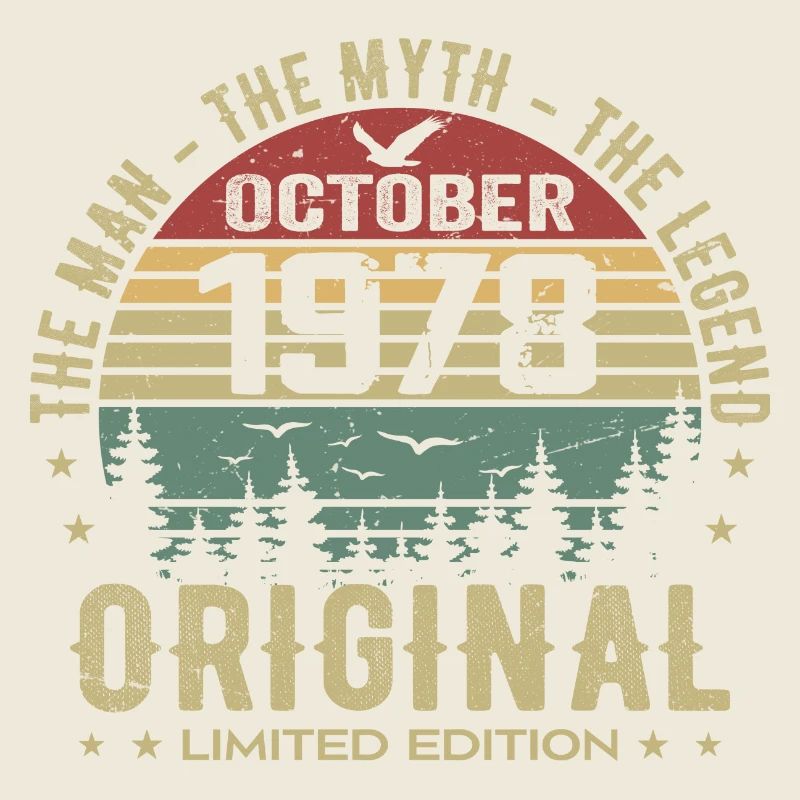 Mann Geburtstagsgeschenk 1978 Oktober 1978