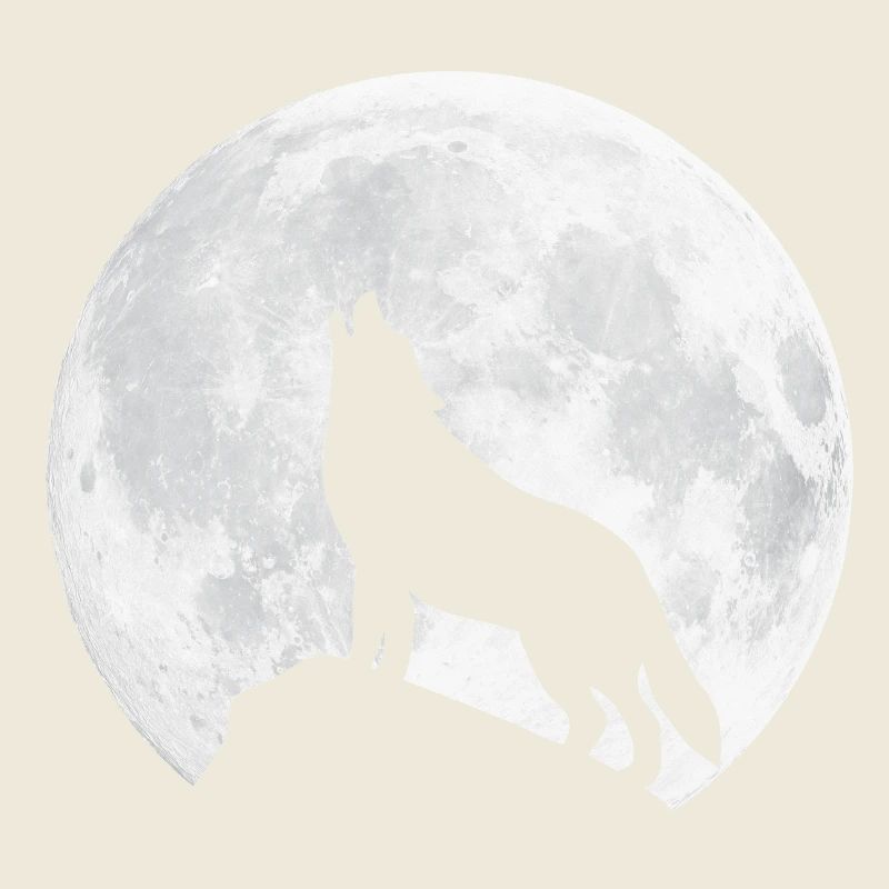 Heulender Wolf - Mond