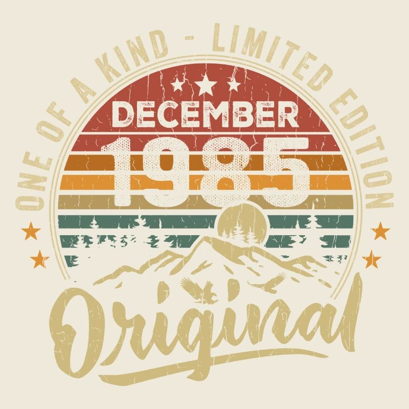 Retro Vintage Dezember 1985 Geburtstagsgeschenk