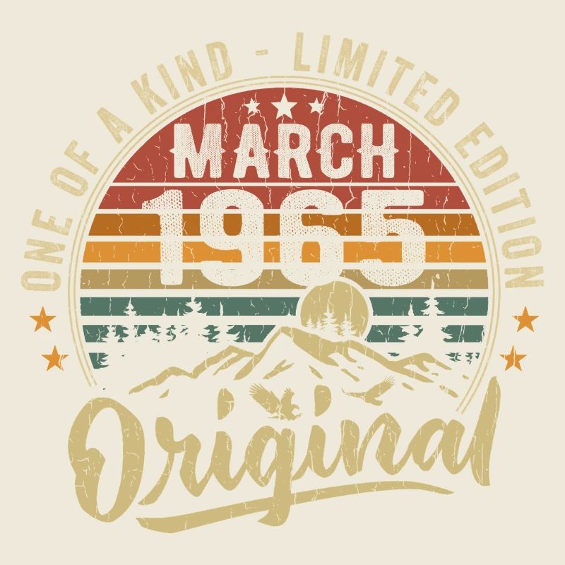Idées D’anniversaire Mars 1965 Original March 1965
