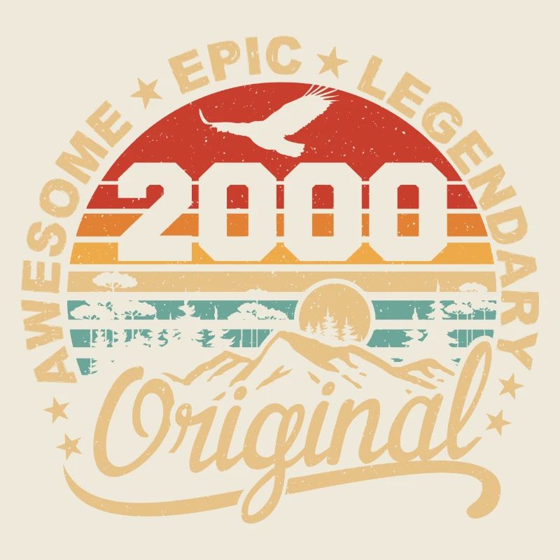 Original 2000 Retro 2000 Geburtstagsgeschenk