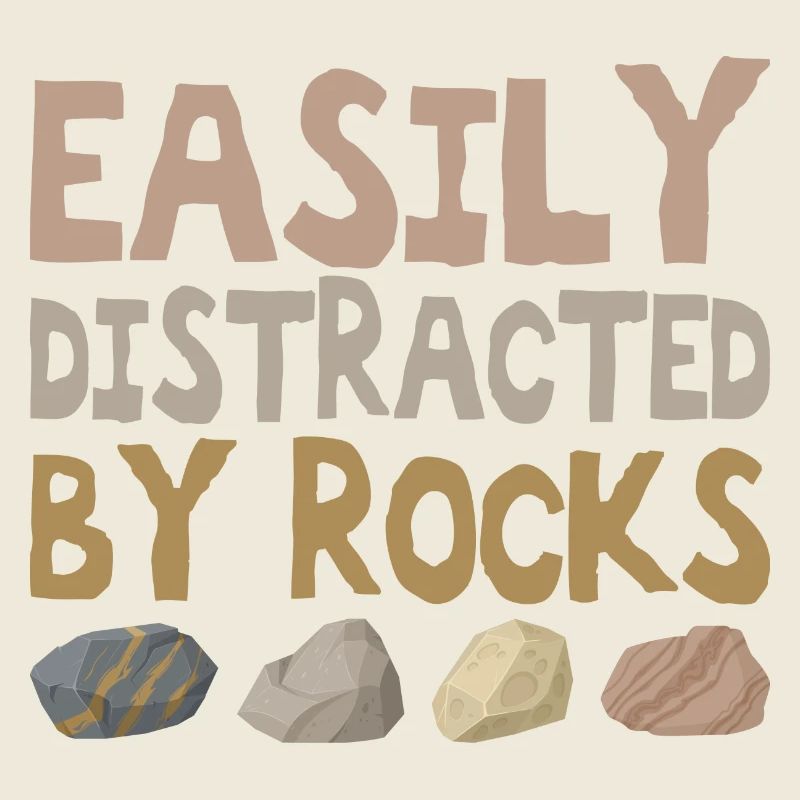 Easily Distracted By Rocks Geology Paleontologist