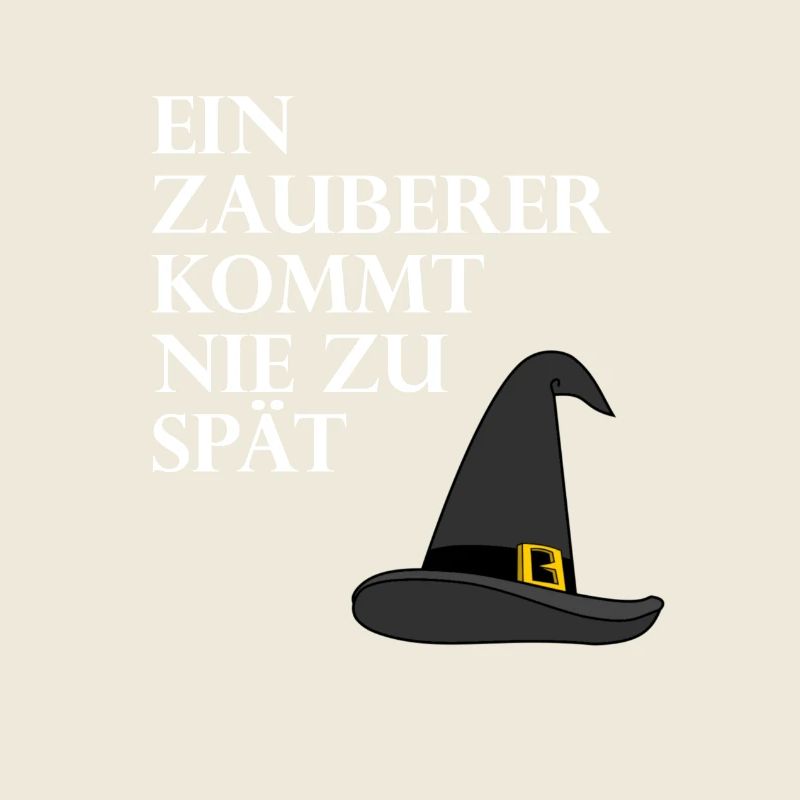 Zauberer zu spät weiß