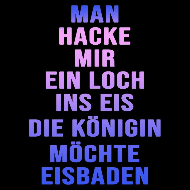 Winterbaderin Eisbaderin Eisbademeisterin