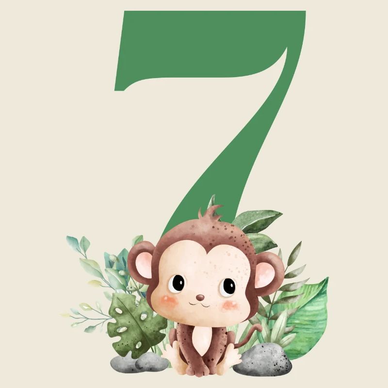 7e anniversaire singe safari