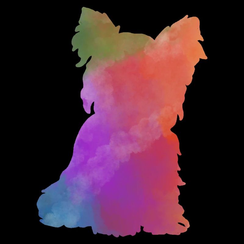 CHIEN D’YORK COLORÉ