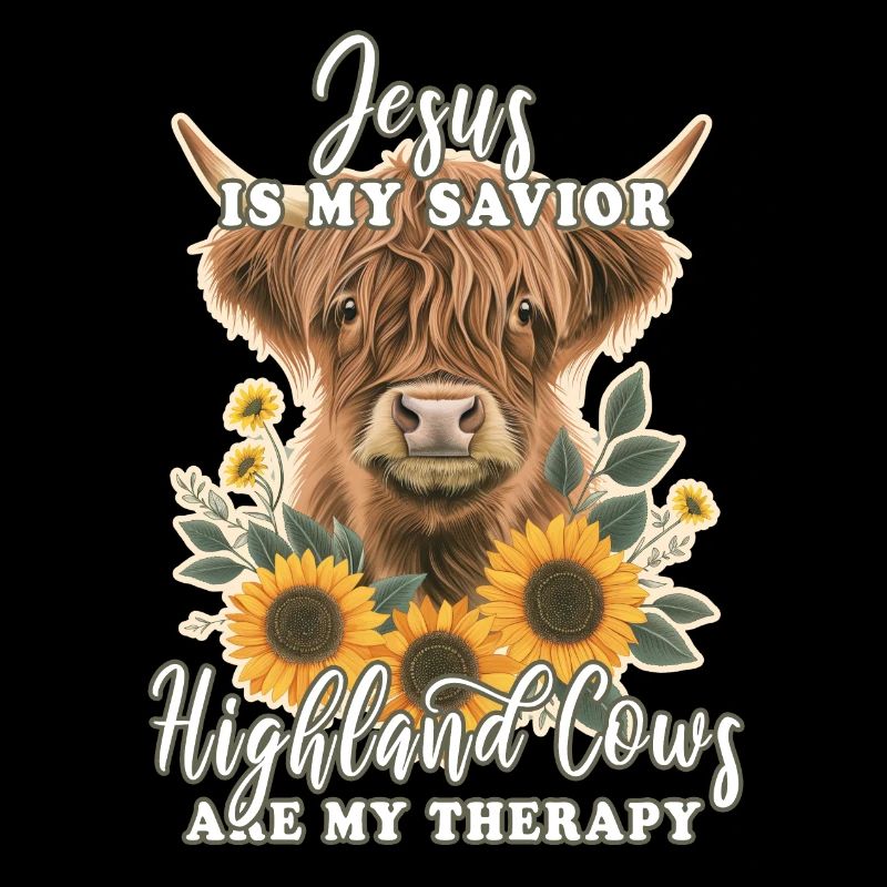 Highland Cattle Vers Chrétiens