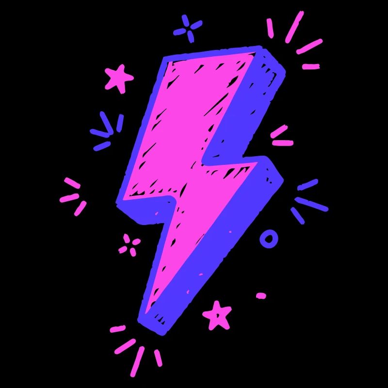 Vibrant Colorful Beam for Prints