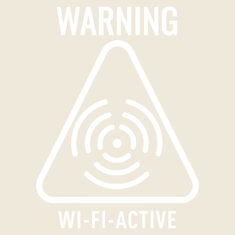 Triangle d'avertissement actif WiFi