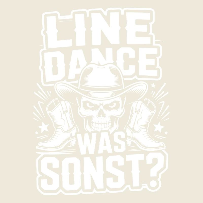 Line Dance Was Sonst Skull