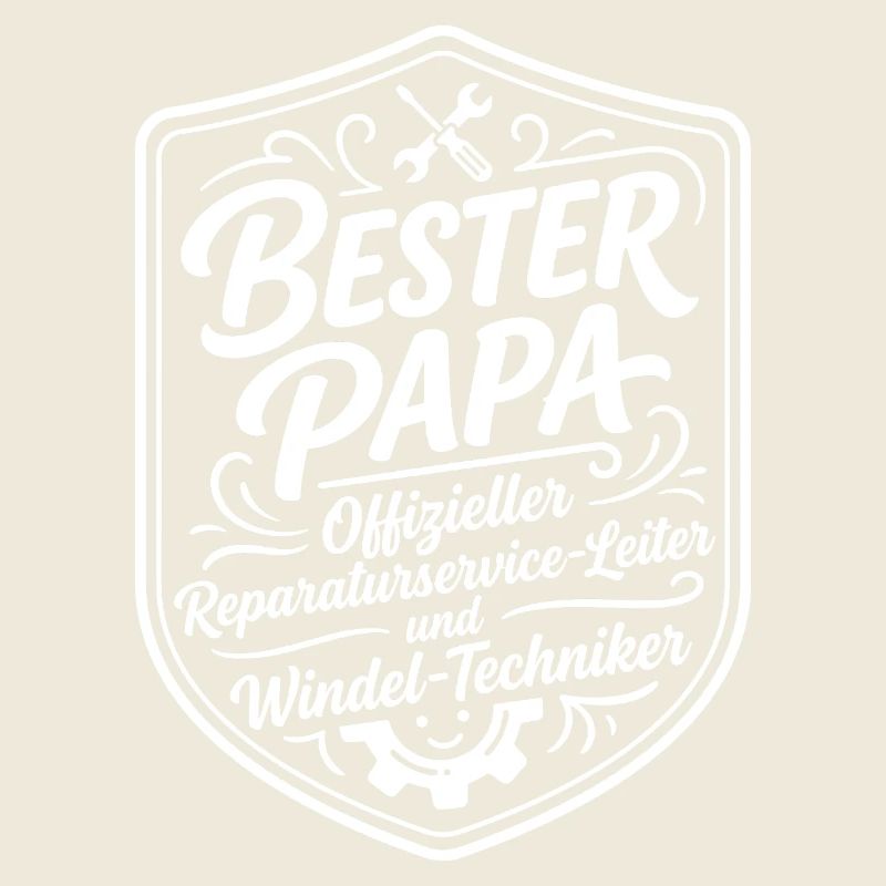 Stolzer Papa Kinder Held Humor
