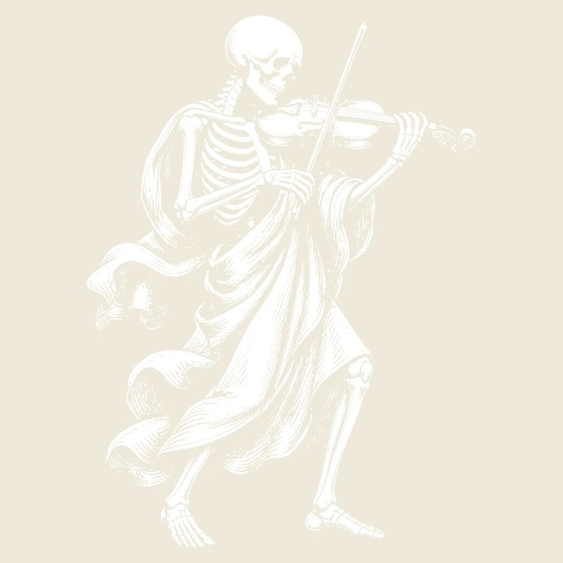 Skeleton Plays Violin
