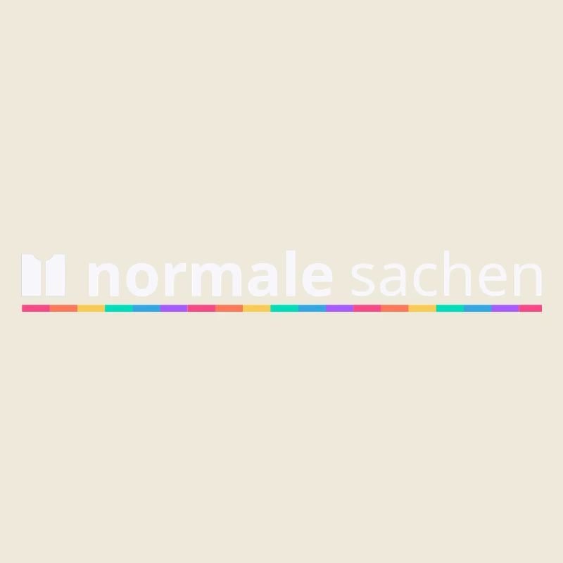 Normal Sachen Logo Regenbogen