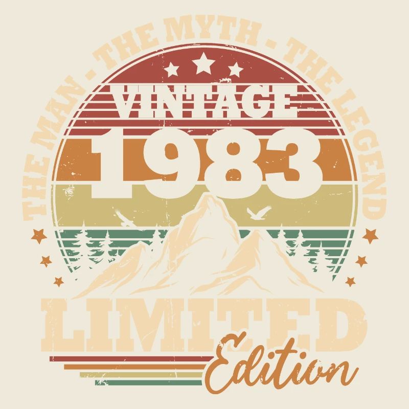 1983 Vintage Retro Geburtstagsgeschenk 40 Jahre