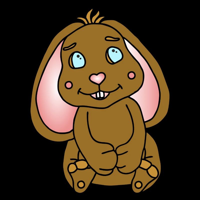 Süßer Hase mit Schlappohren