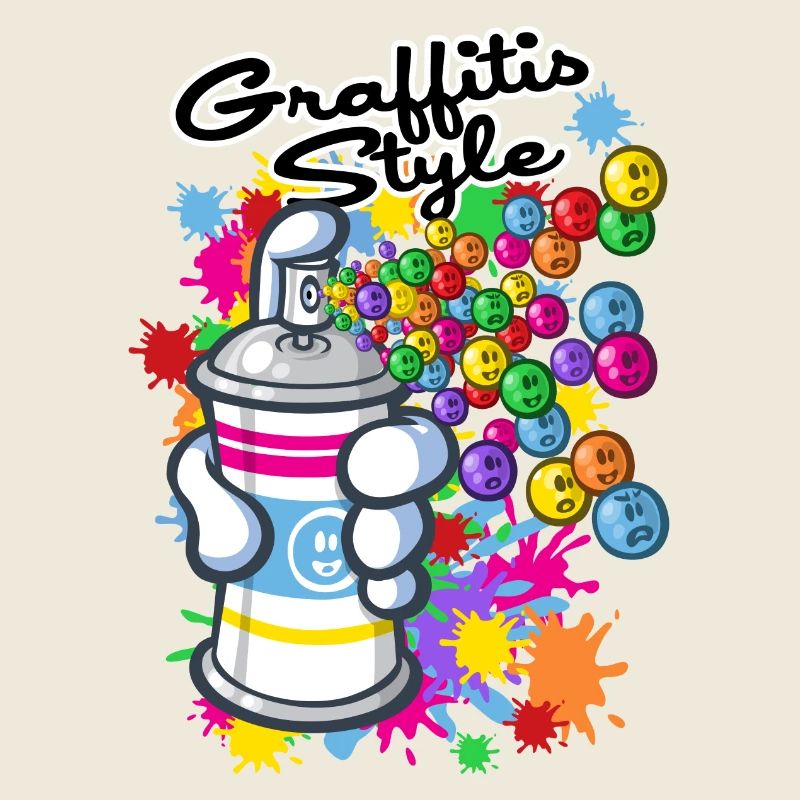 Graffiti cartoon style