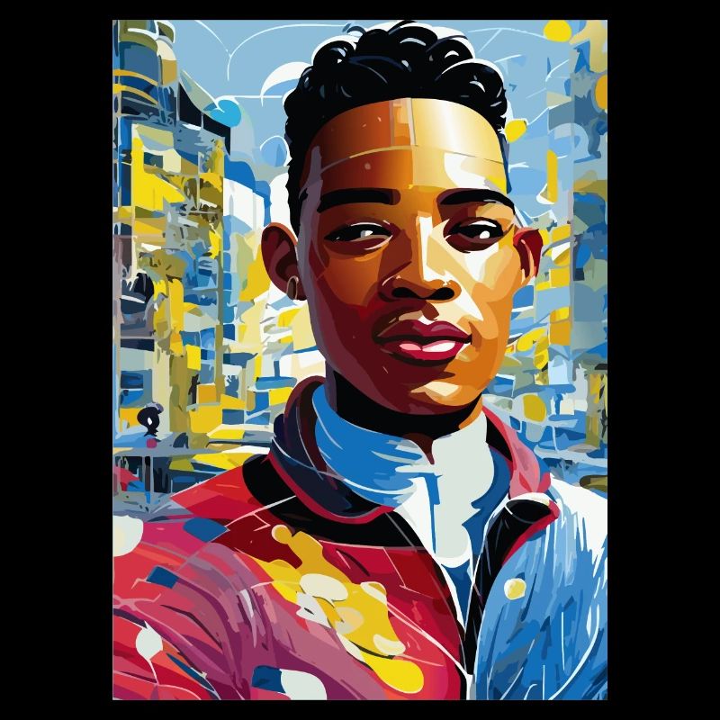Un jeune artiste (Collection d’œuvres d’art)