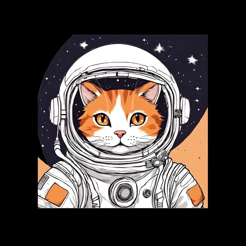 Astronauten-Katze