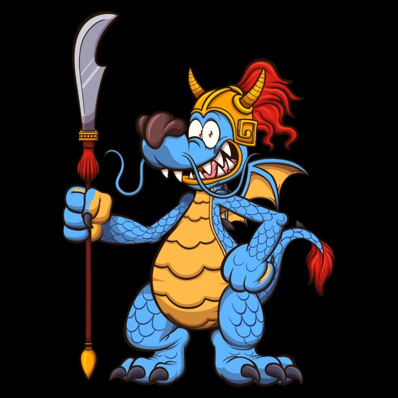 Chinesischer Drachenkrieger